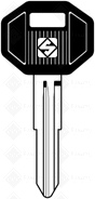 CHAVES AUTO C/ PLASTICA (HYN 9P) LATAO