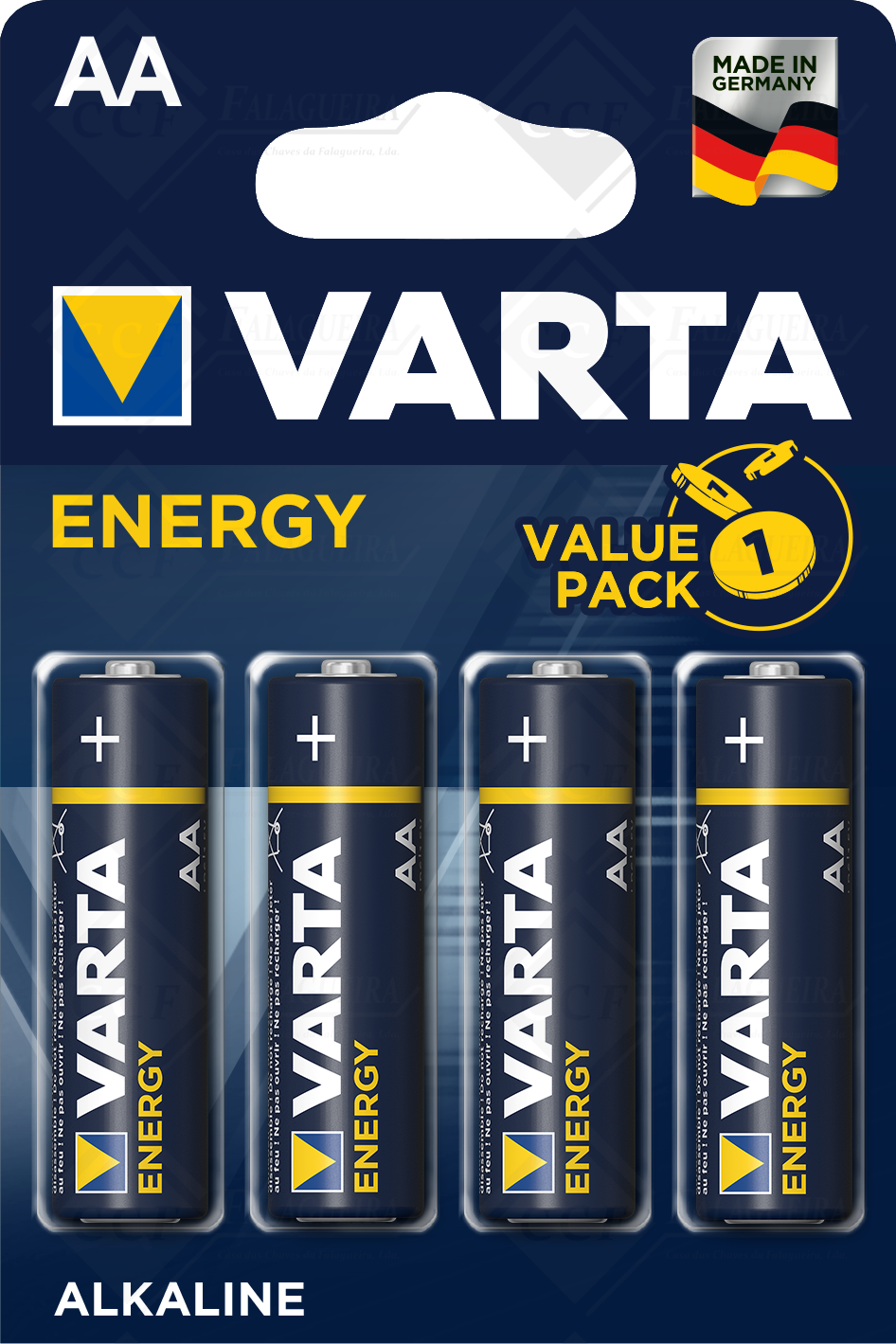 PILHAS ALCALINAS VARTA 4106 229 414 BL4 - ENERGY