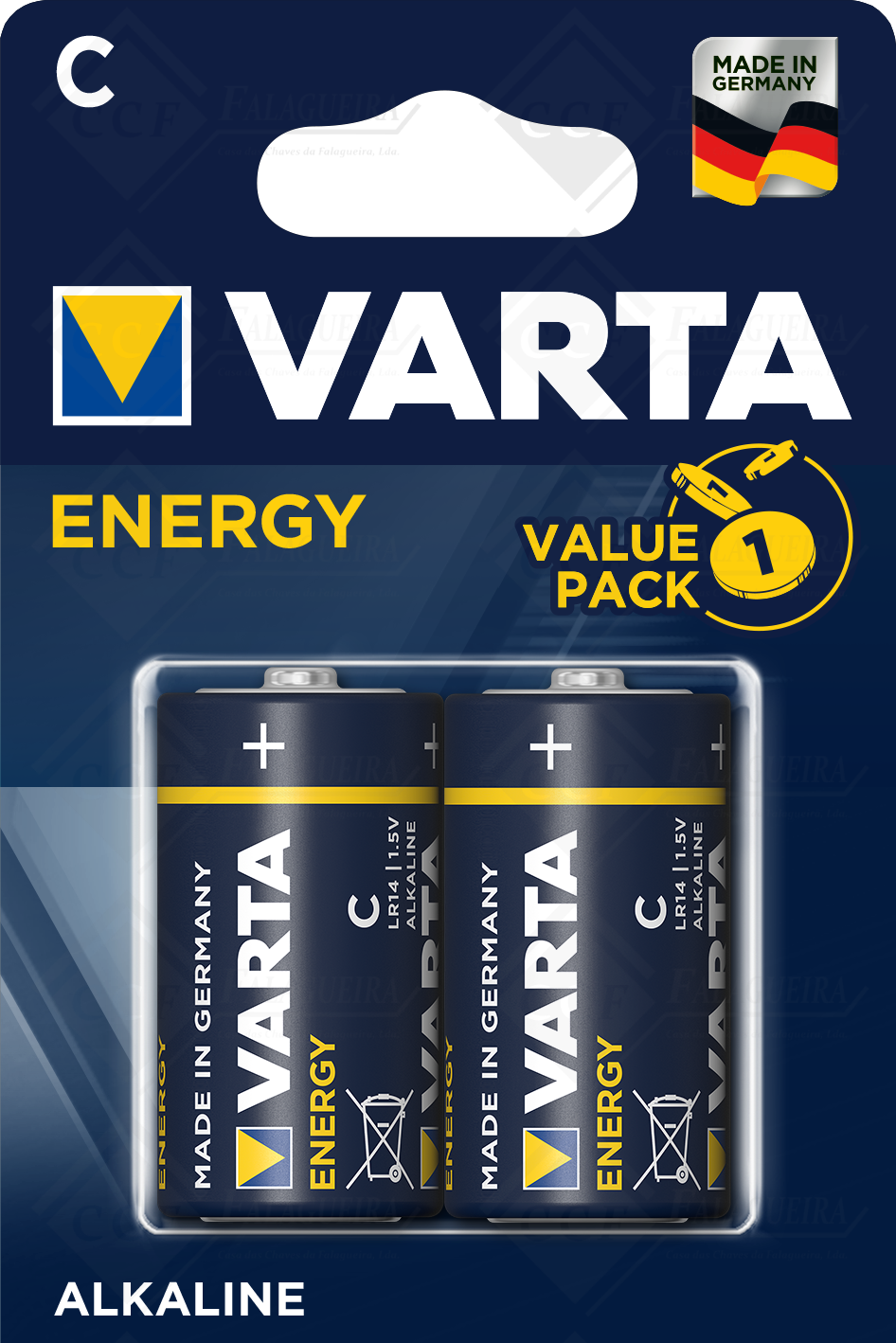 PILHAS ALCALINAS VARTA 4114 229 412 BL2 - ENERGY