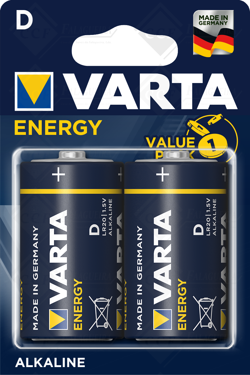 PILHAS ALCALINAS VARTA 4120 229 412 BL2 - ENERGY
