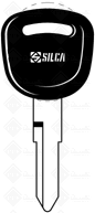 CHAVES AUTO C/ PLASTICA ( KYM 1RP) LATÃO