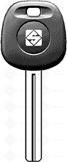 CHAVE AUTO CODIGO S/CHIP (MIT 14T)