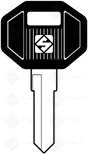 CHAVES AUTO C/ PLASTICA (MRT 1RP)