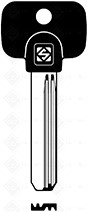 CHAVES MUL-T-LOCK C/ PLAST.(MTK 4P) SILVER NIQUEL