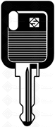 CHAVES AUTO C/ PLASTICA (NE 23DP)