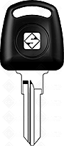 CHAVE AUTO CODIGO S/CHIP (NE 74T)