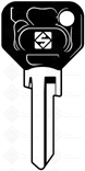 CHAVES AUTO C/ PLASTICA (SIP 2FP)