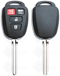 CARCAÇA TOYOTA SILCA -(TOY 43CRS7N)- 4 BOTÕES