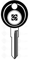 CHAVES AUTO C/ PLASTICA (WT 7AP) = WT 7EP