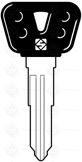 CHAVES AUTO C/ PLASTICA (YH30RBP) LATÃO