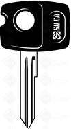 CHAVES AUTO C/ PLASTICA (YM 16RP)
